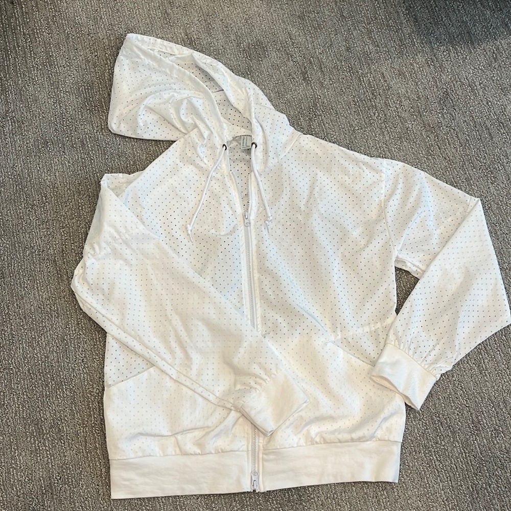 Medium Textured Zip Up Jacket by Forever 21